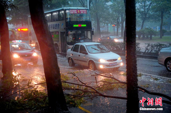 深圳發(fā)布暴雨紅色預警-2