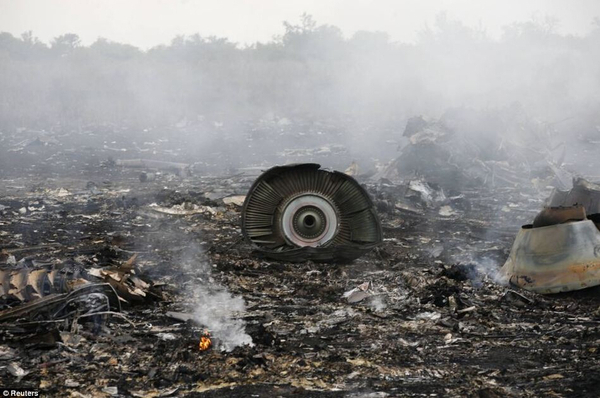 直擊馬航MH17客機墜毀現場9