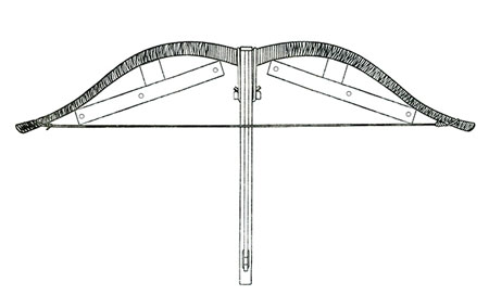 弓弩復原示意圖