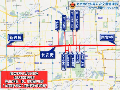 圖片來源：北京市公安局公安交通管理局網站