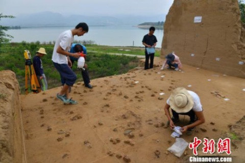 圖為懷來盆地南家溝遺址發掘現場。 牛東偉 攝