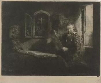 Rembrandt,《Abraham Francen醫生肖像》，1655 –1659年中，阿姆斯特安國家博物院