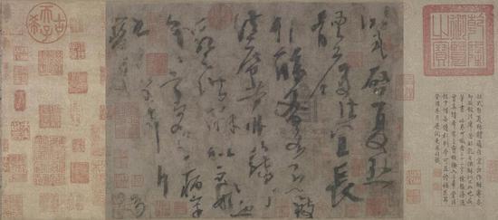 楊凝式（唐）《夏熱帖》 草書 紙本23.8×33cm