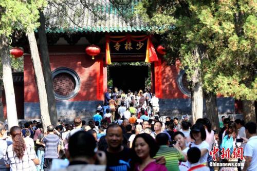 資料圖：嵩山少林寺。<a target='_blank' href='http://www.chinanews.com/'>中新社</a>記者 王中舉 攝