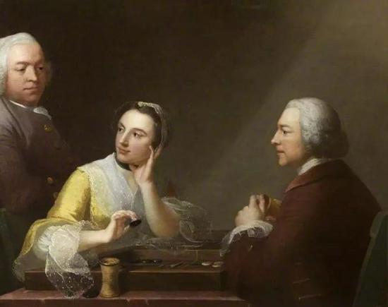 The Backgammon Trio， 1754 （？）