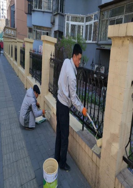 小區(qū)外街道進(jìn)行刷新