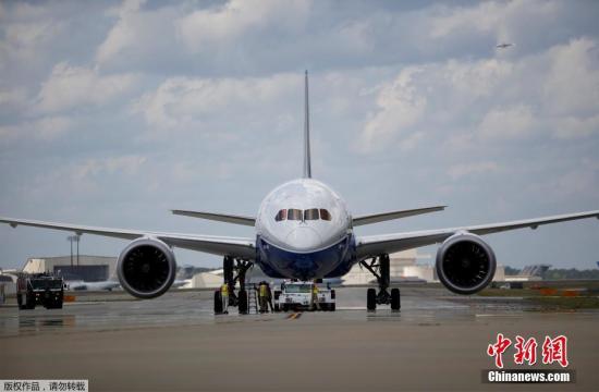 資料圖：波音787夢幻客機。