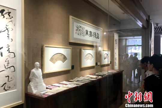 高劍父作品展區(qū)。　索有為 攝