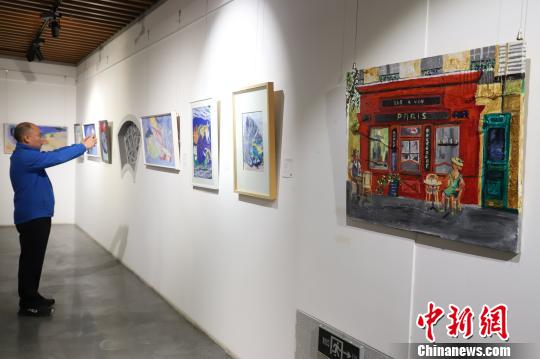 圖為展覽活動現(xiàn)場。　瞿宏倫 攝